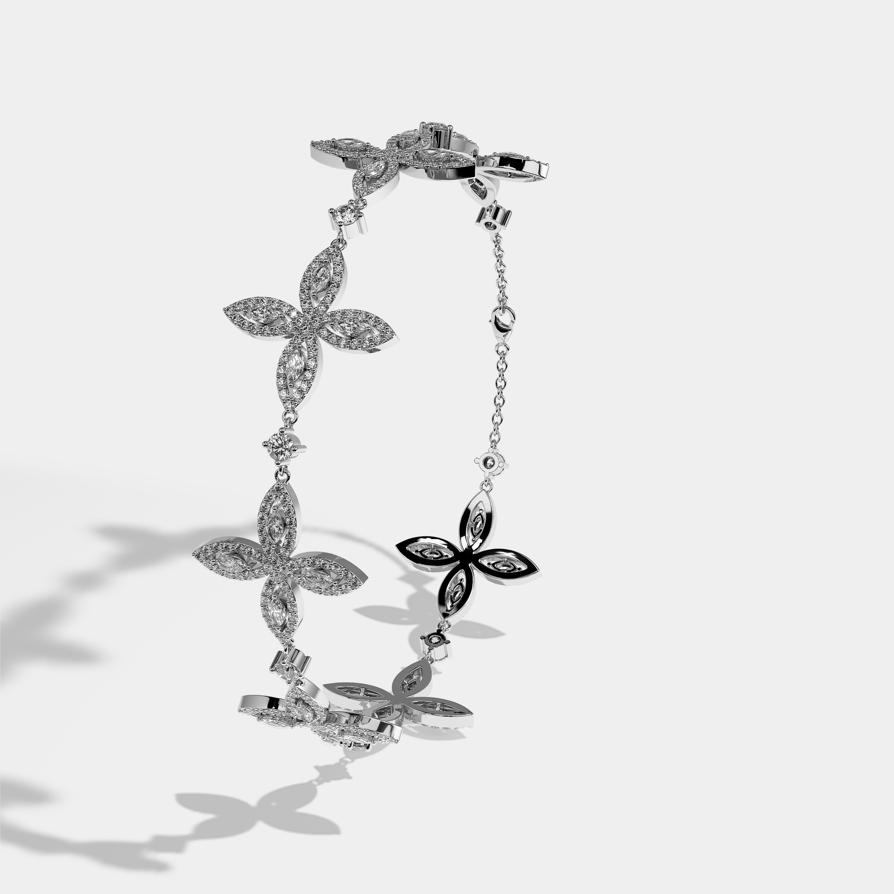 Pulsera gemela Durjini | Blanco