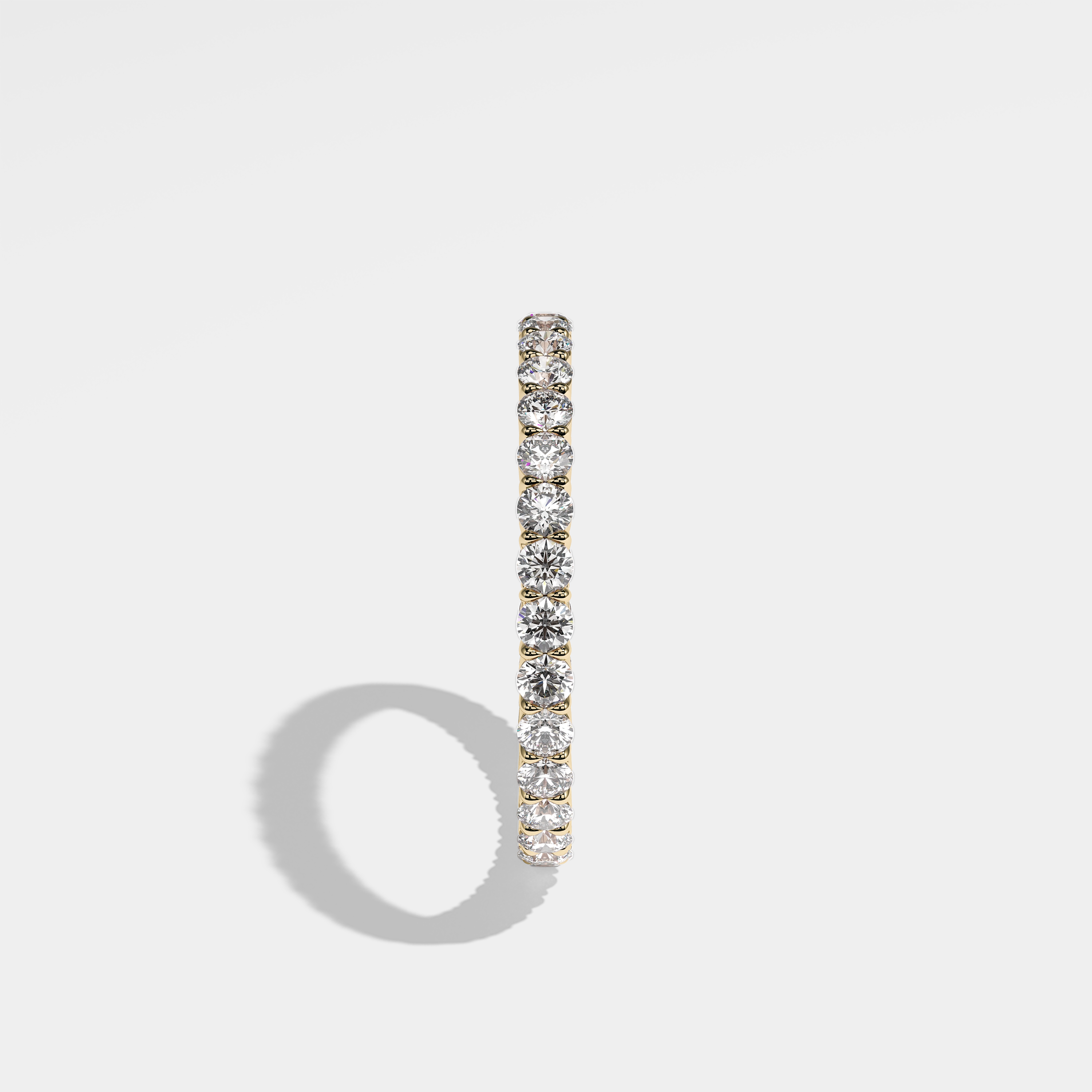 Primrose Diamond Round Brilliant Eternity Ring 18K Yellow Gold 2.00ct