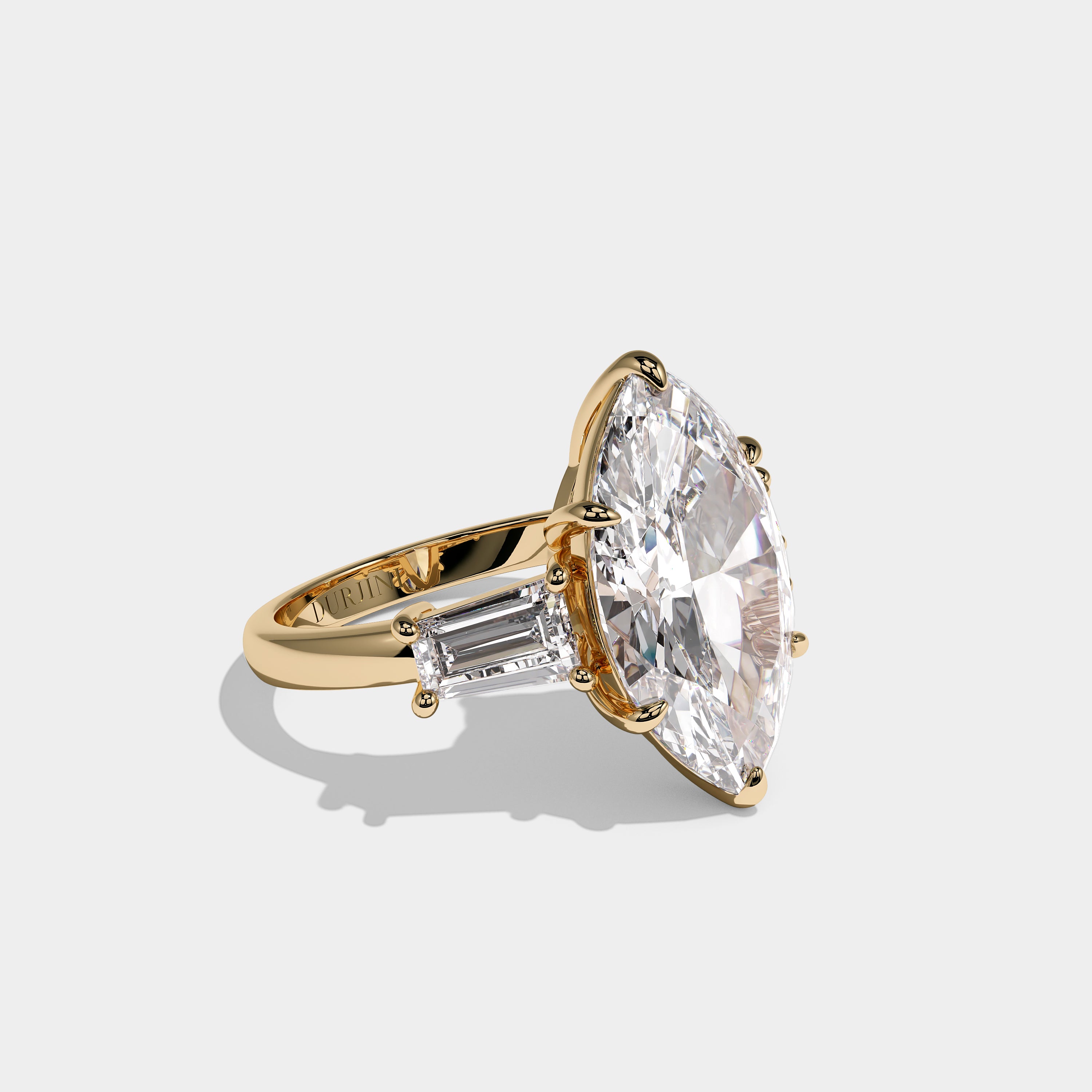 Right View – Kurbãni Durjini Orvella Royale Diamond Marquise Engagement Ring