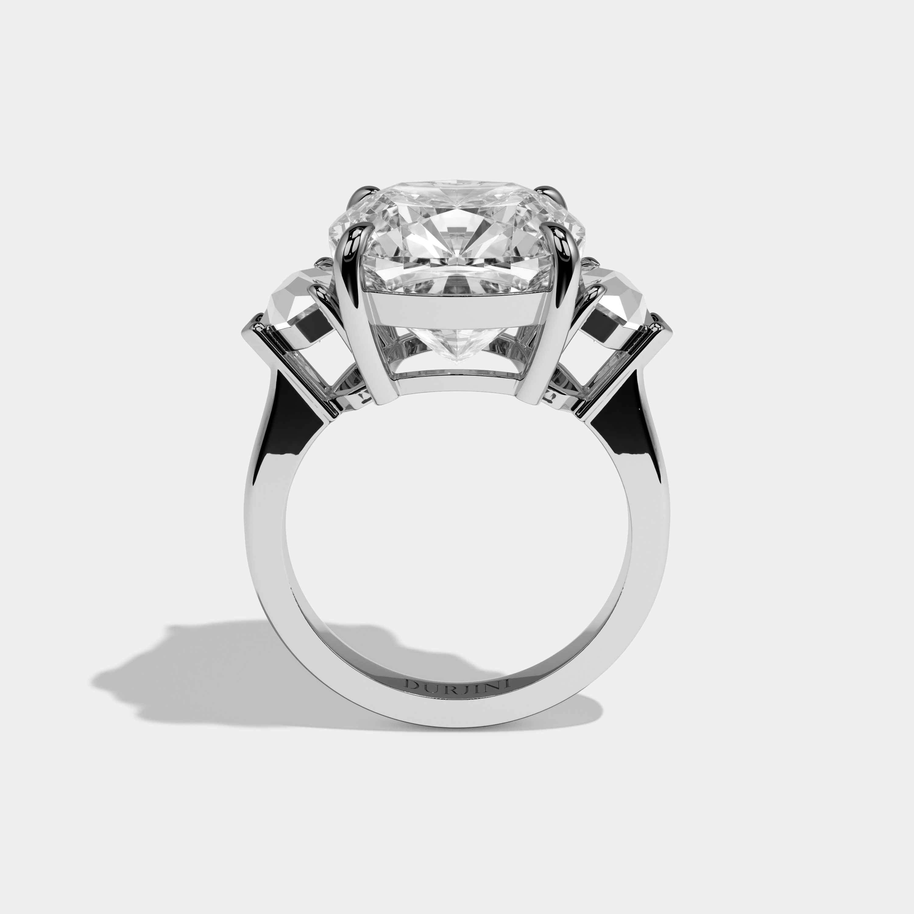 Millie Cushion Cut Diamond Halo Engagement Ring 8ct 18k White Gold