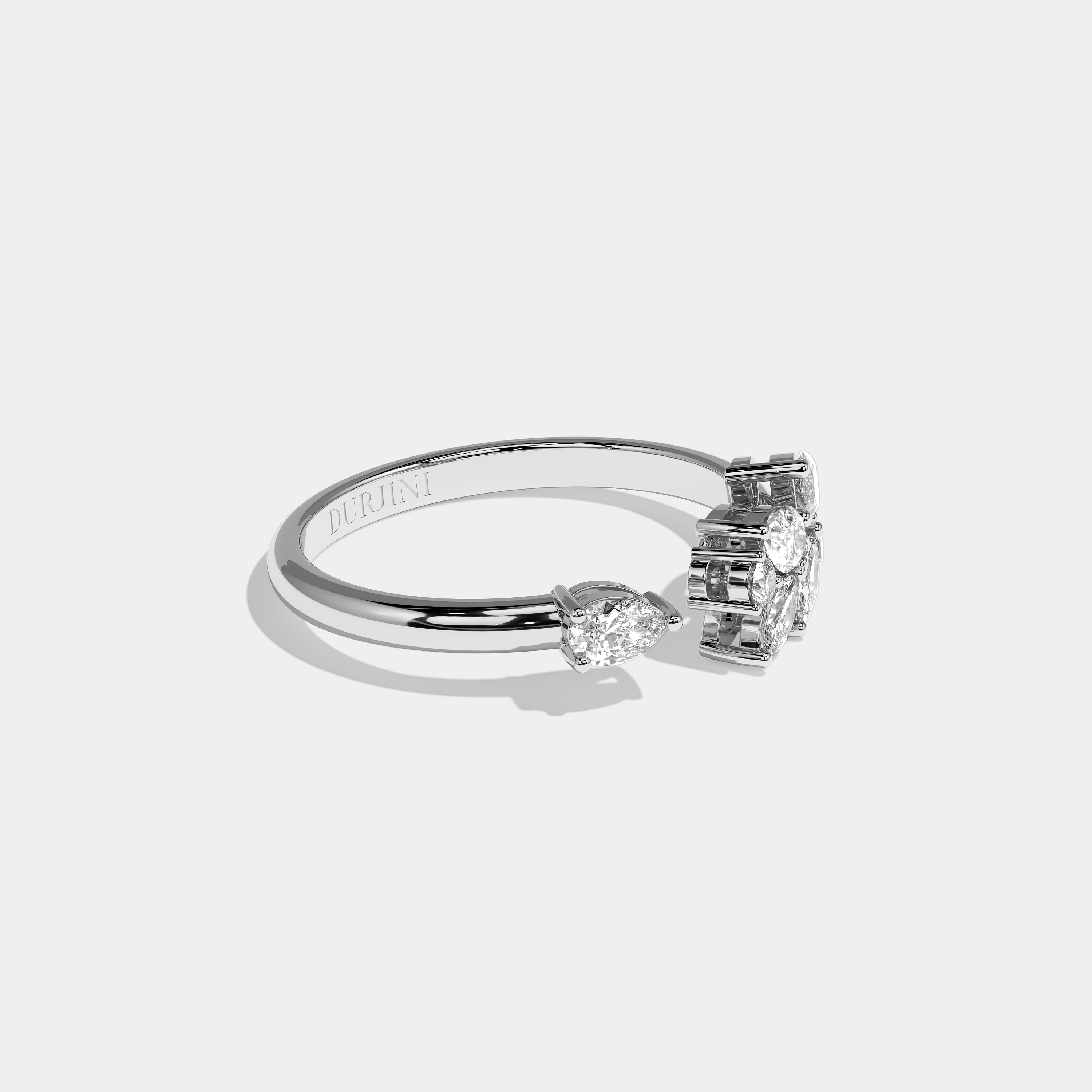 Aimée Diamond Marquise Engagement Ring 18K White Gold 2.50ct