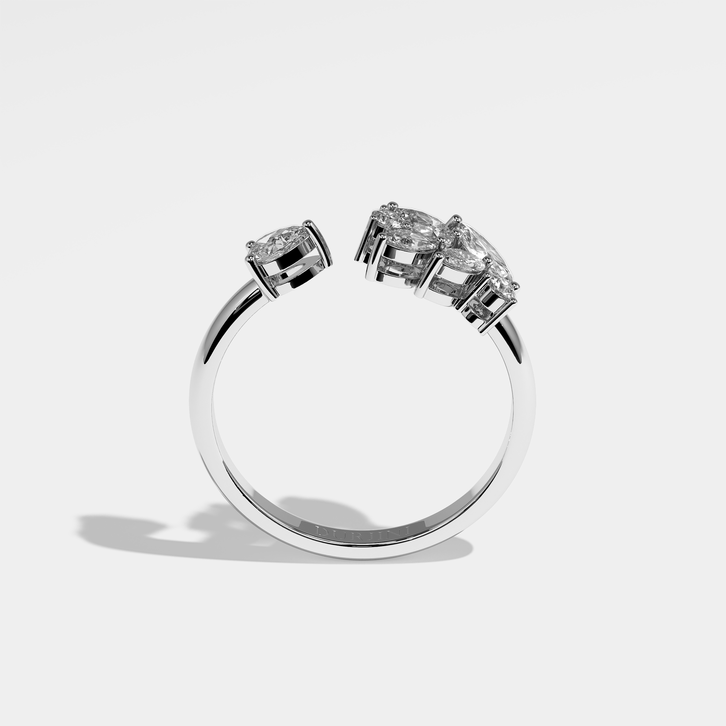 Aimée Diamond Marquise Engagement Ring 18K White Gold 2.50ct
