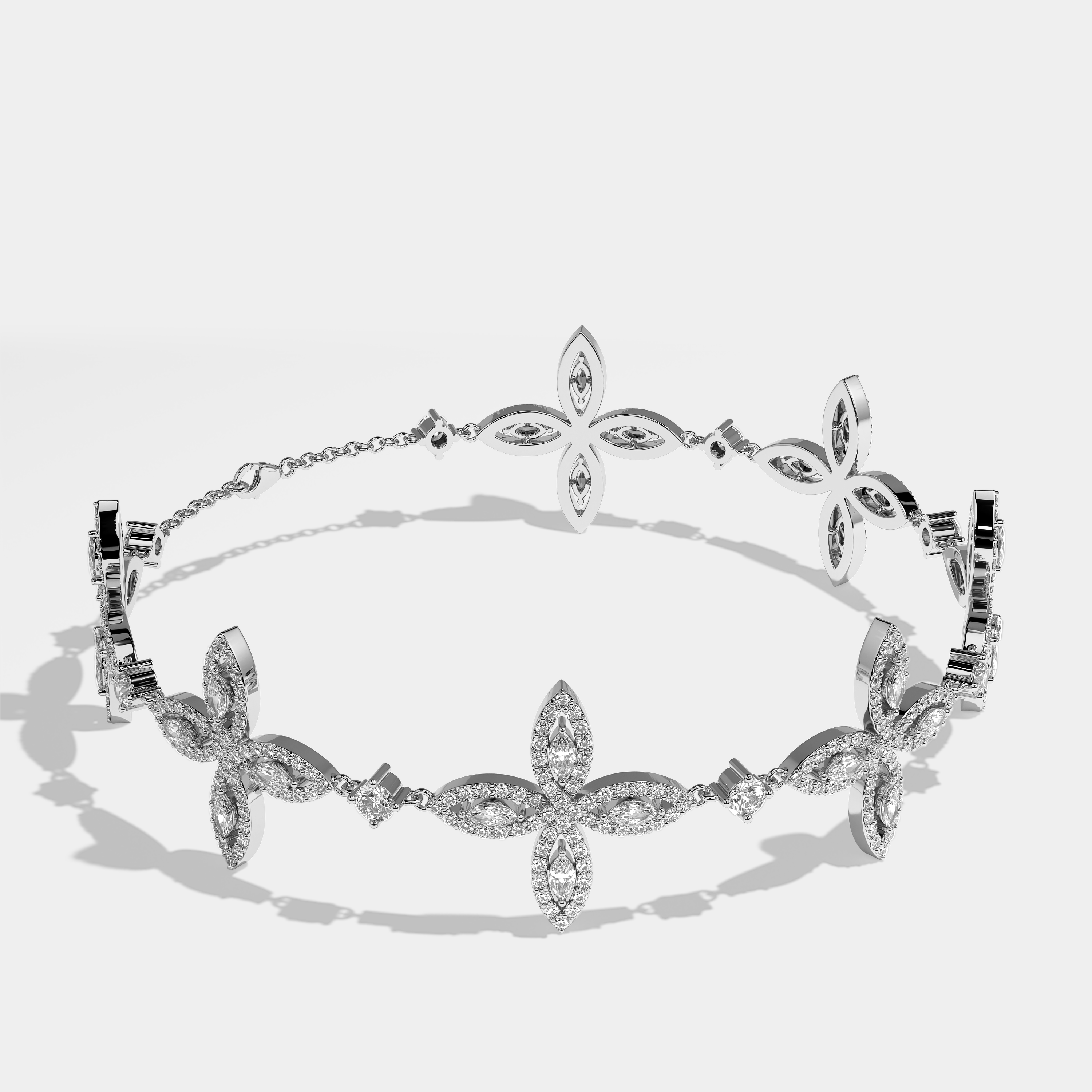 Pulsera gemela Durjini | Blanco