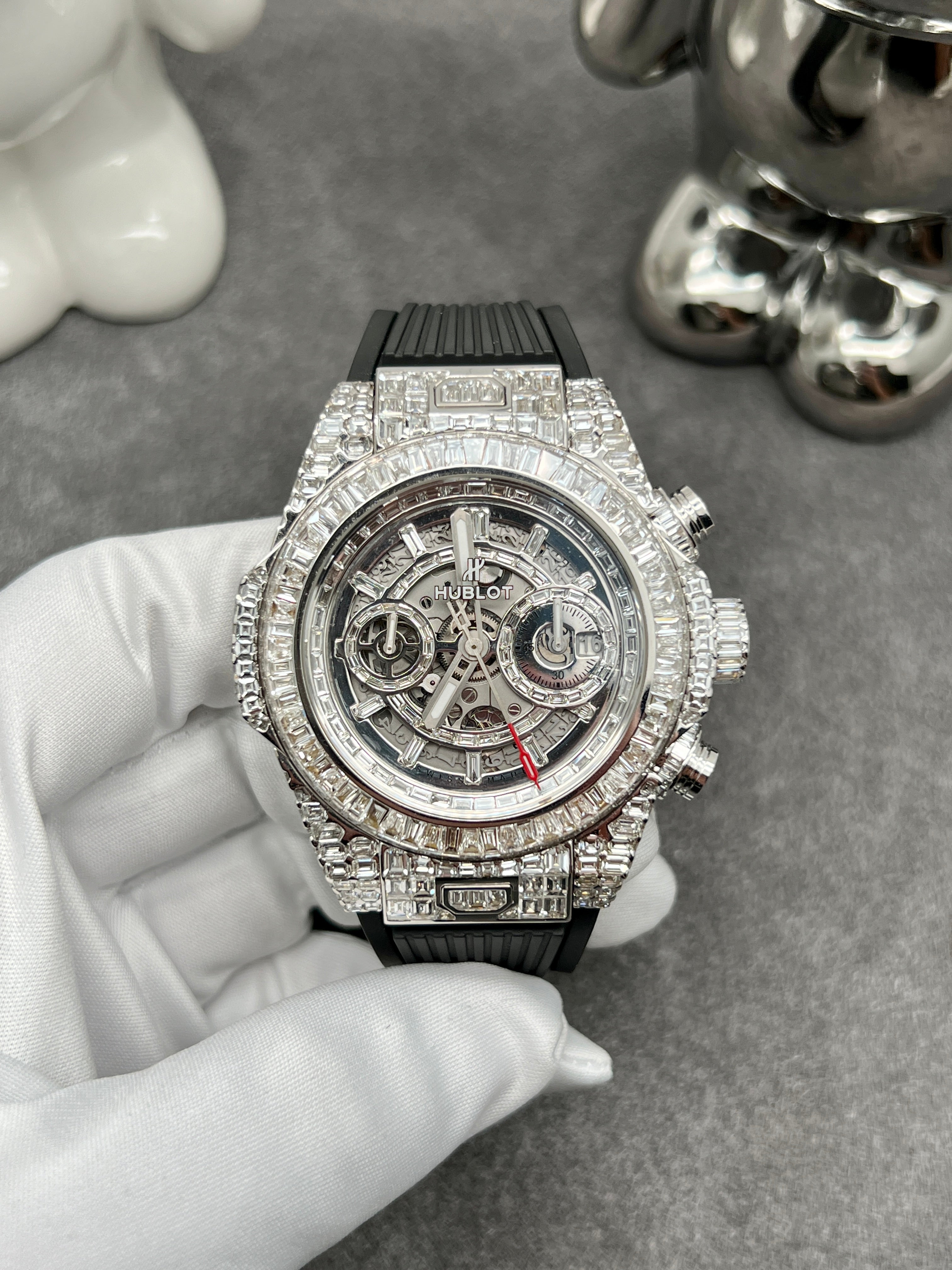 HUBLOT Big Bang Unico King Gold Diamonds 42mm