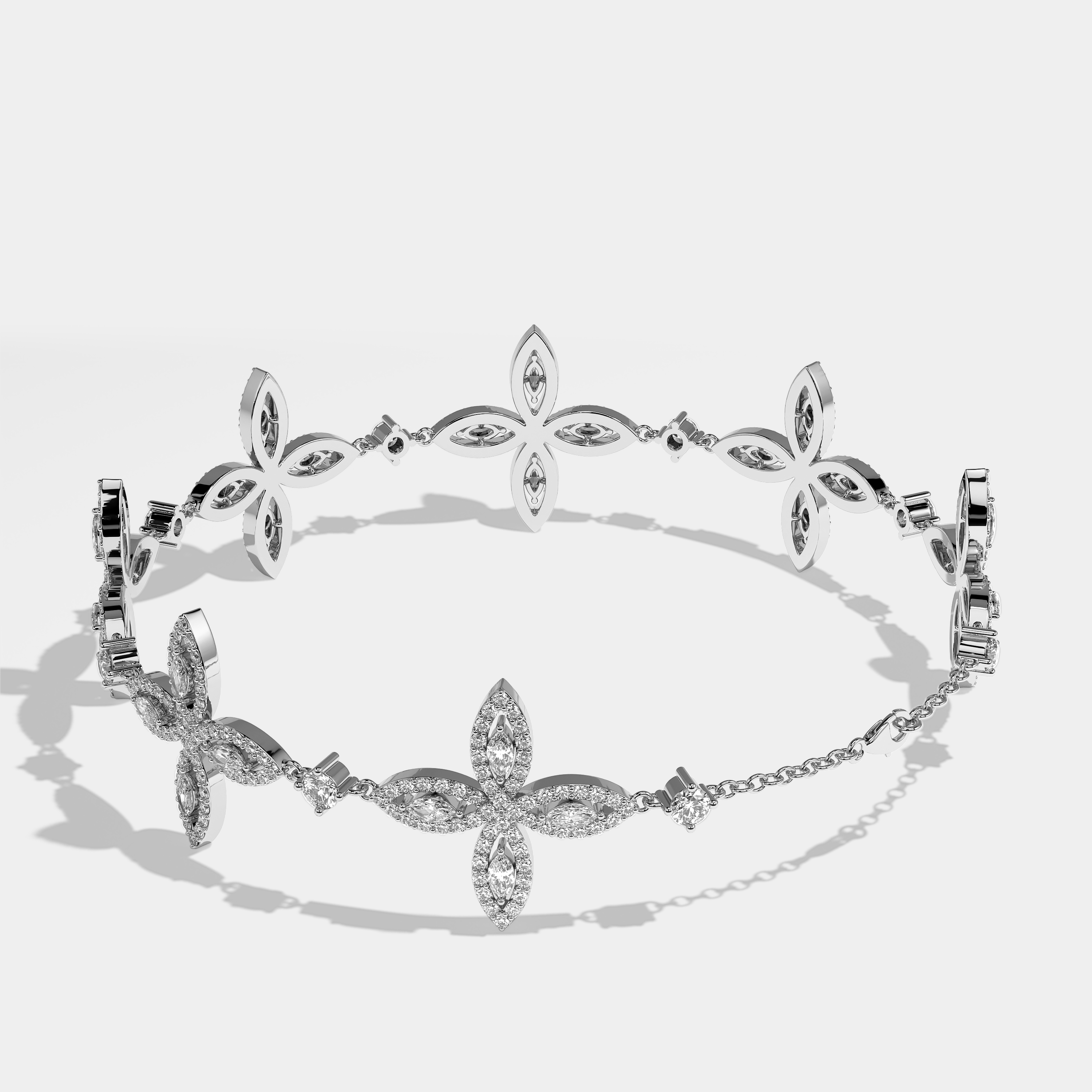 Pulsera gemela Durjini | Blanco