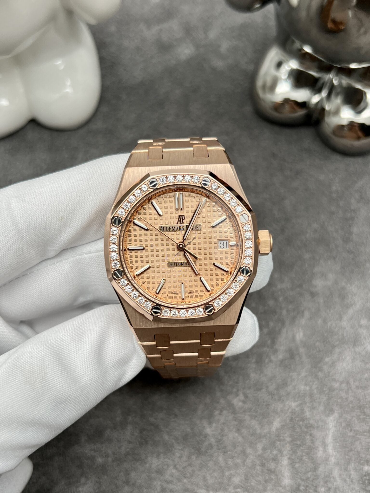 Diamond Bezel AUDEMARS PIGUET Royal Oak Self winding