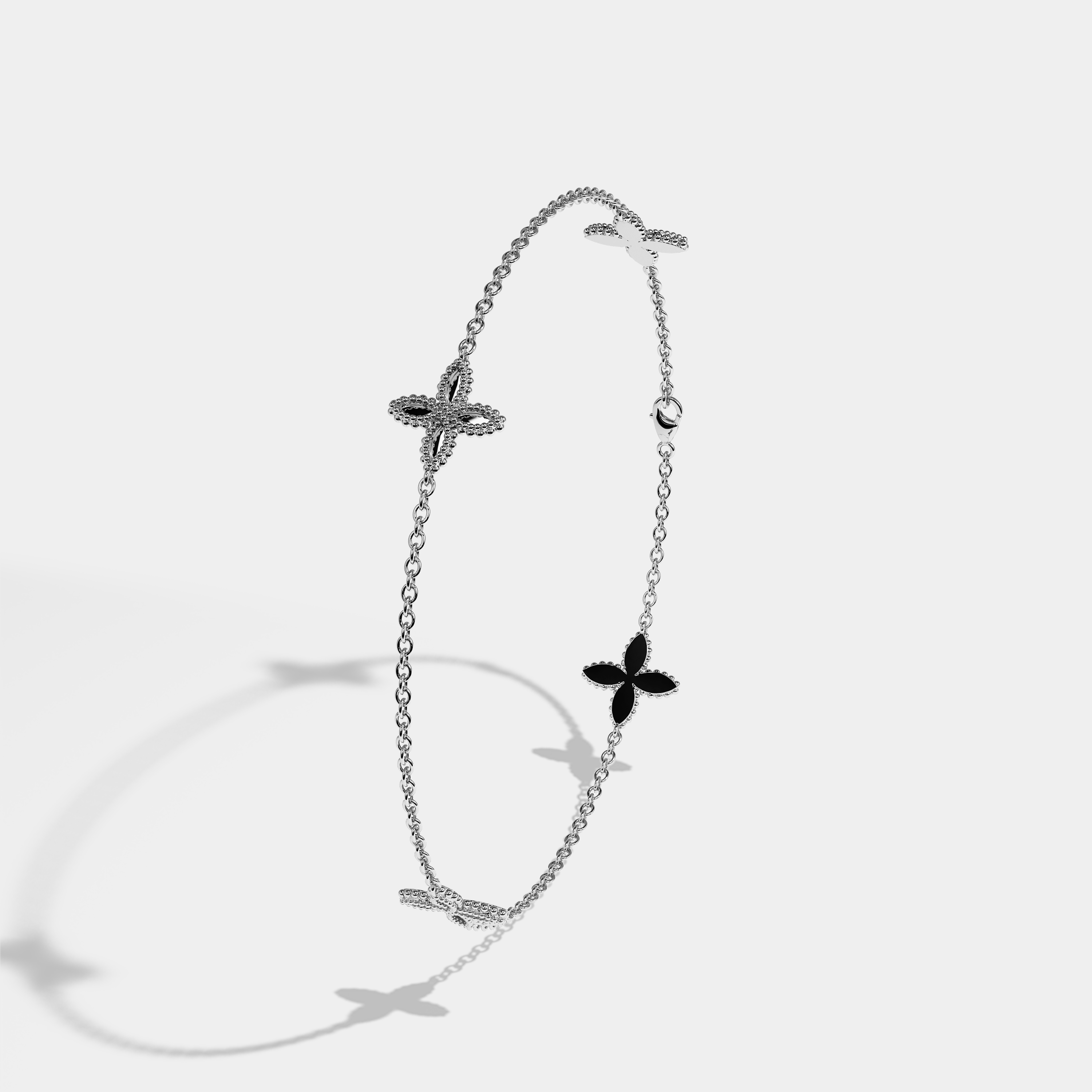 Enchantress Solid Bracelet 18K White Gold