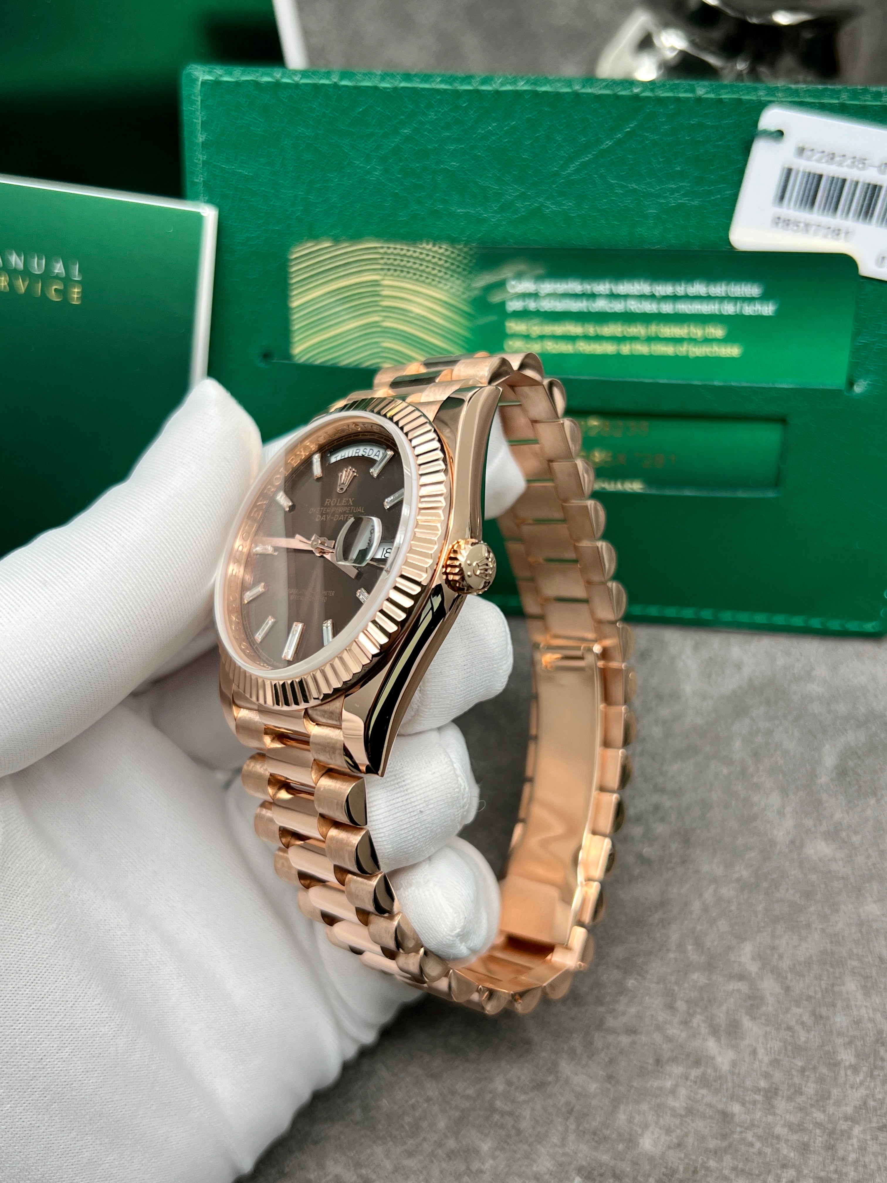 Rolex Day-Date 40 18K rose gold 40 mm