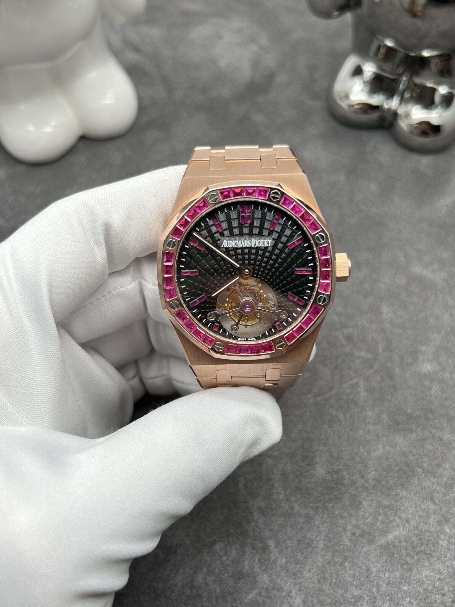 Audemars Piguet Royal Oak Tourbillon Solid Gold Natural Ruby