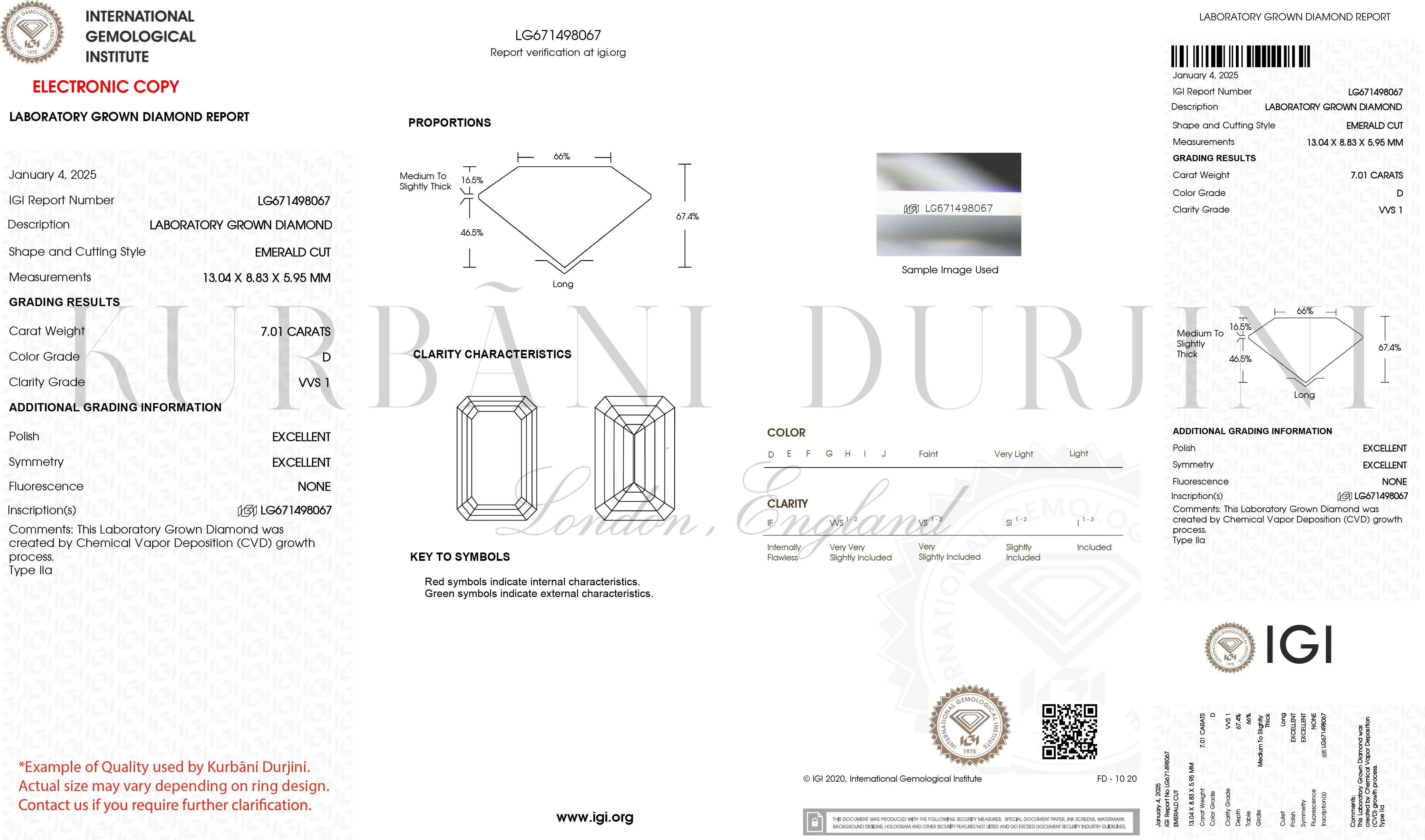 Diana Diamond Radiant Halo Engagement Ring 18K White Gold 8.00ct