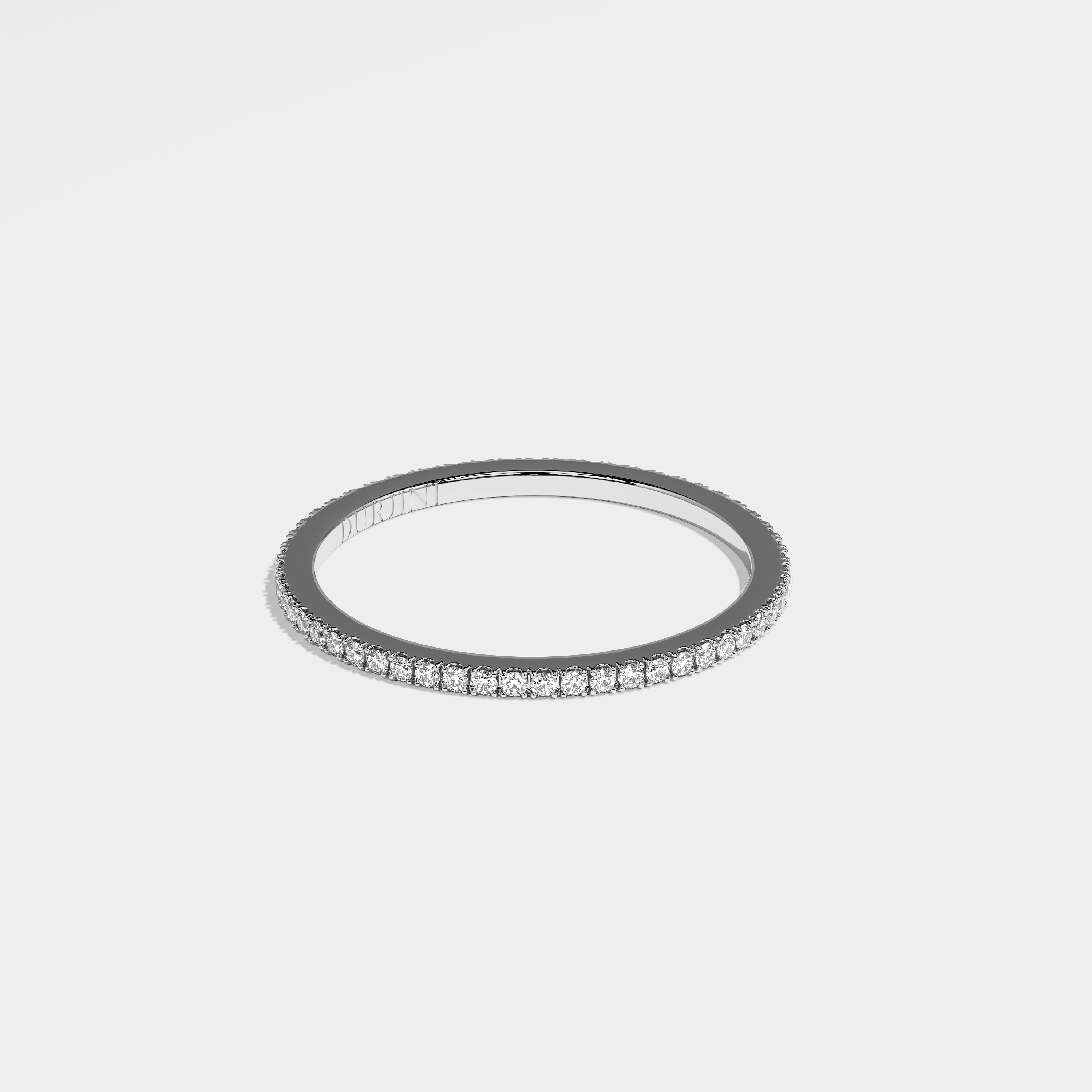 Judith Diamond Round Brilliant Eternity Engagement Ring 18K White Gold 2.30ct