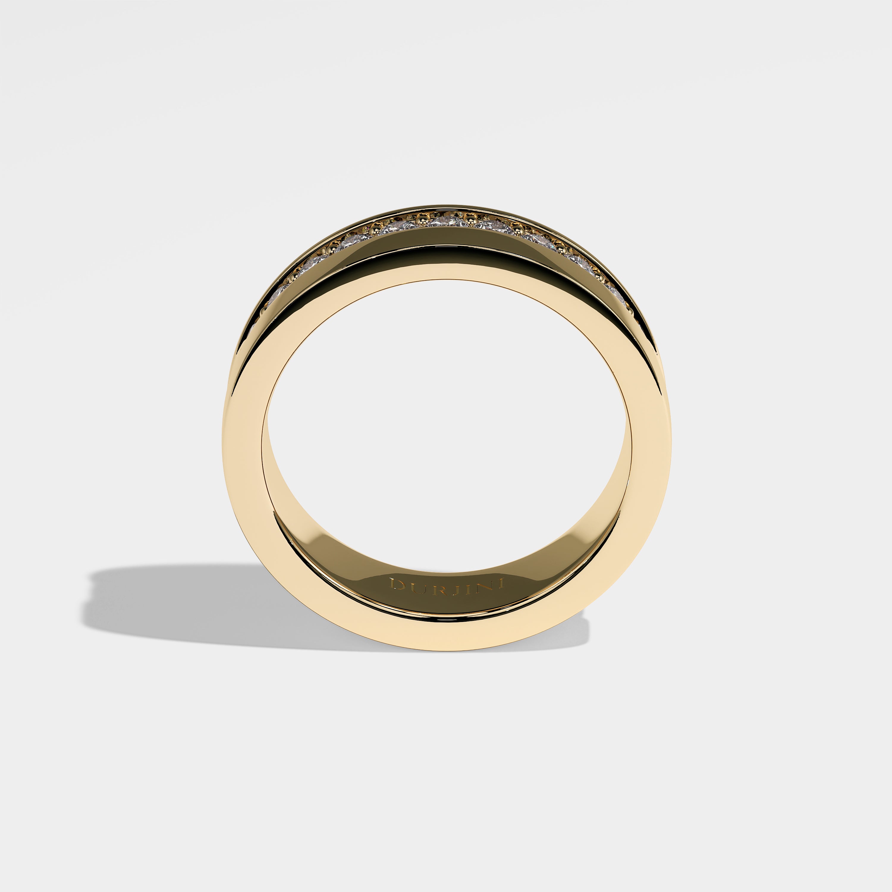 William Diamond Round Brilliant Engagement Ring 18K Yellow Gold 3.00ct
