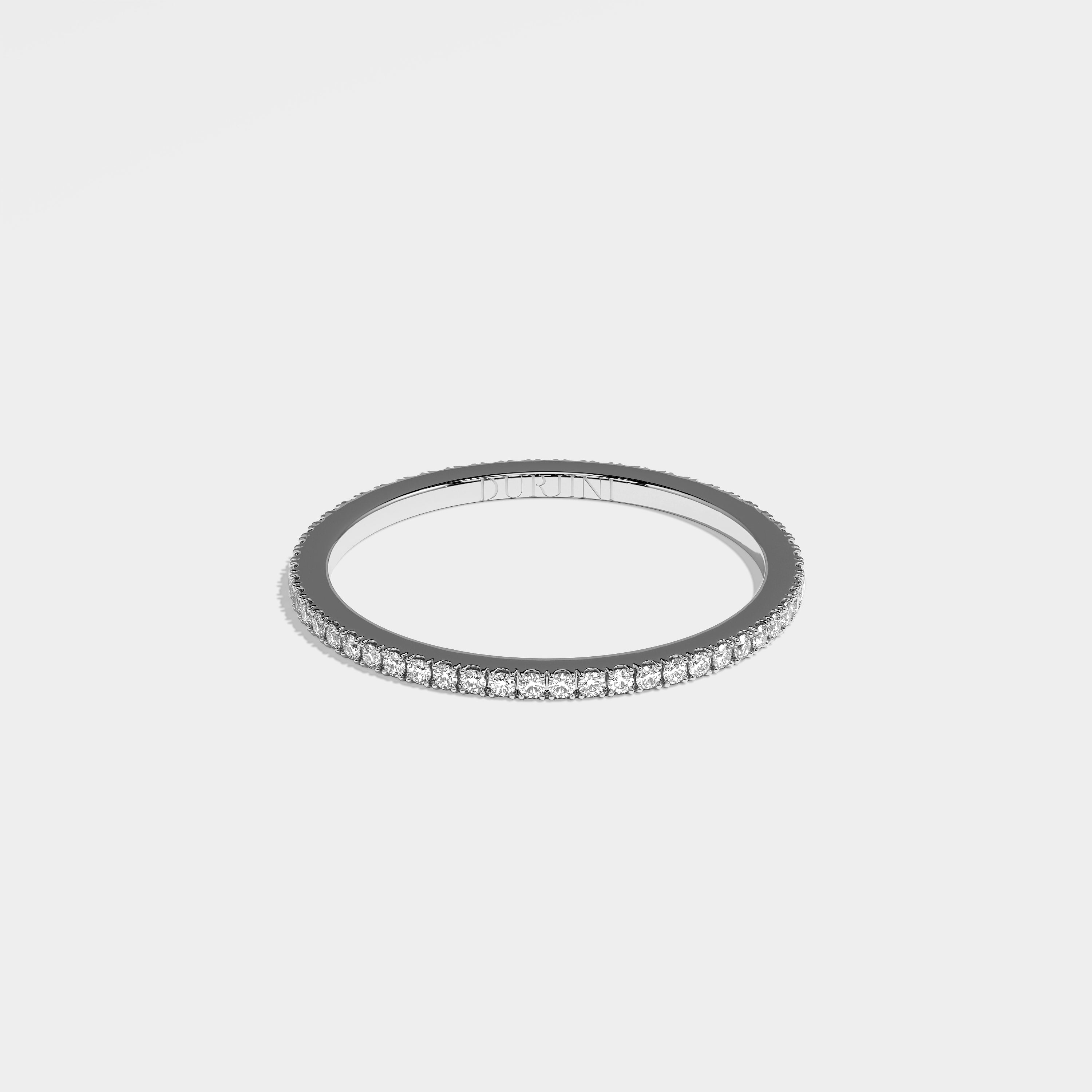 Judith Diamond Round Brilliant Eternity Engagement Ring 18K White Gold 2.30ct