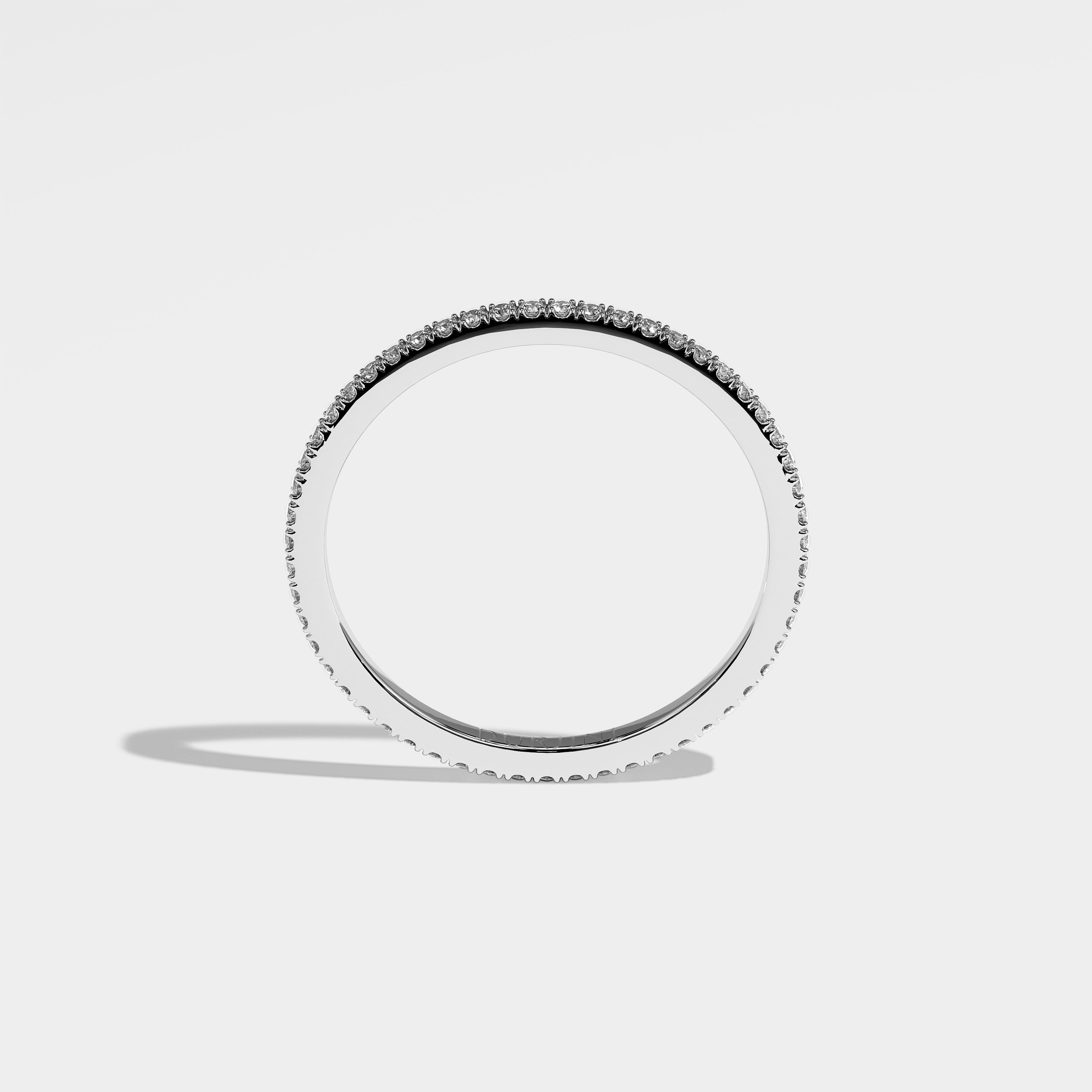 Judith Diamond Round Brilliant Eternity Engagement Ring 18K White Gold 2.30ct