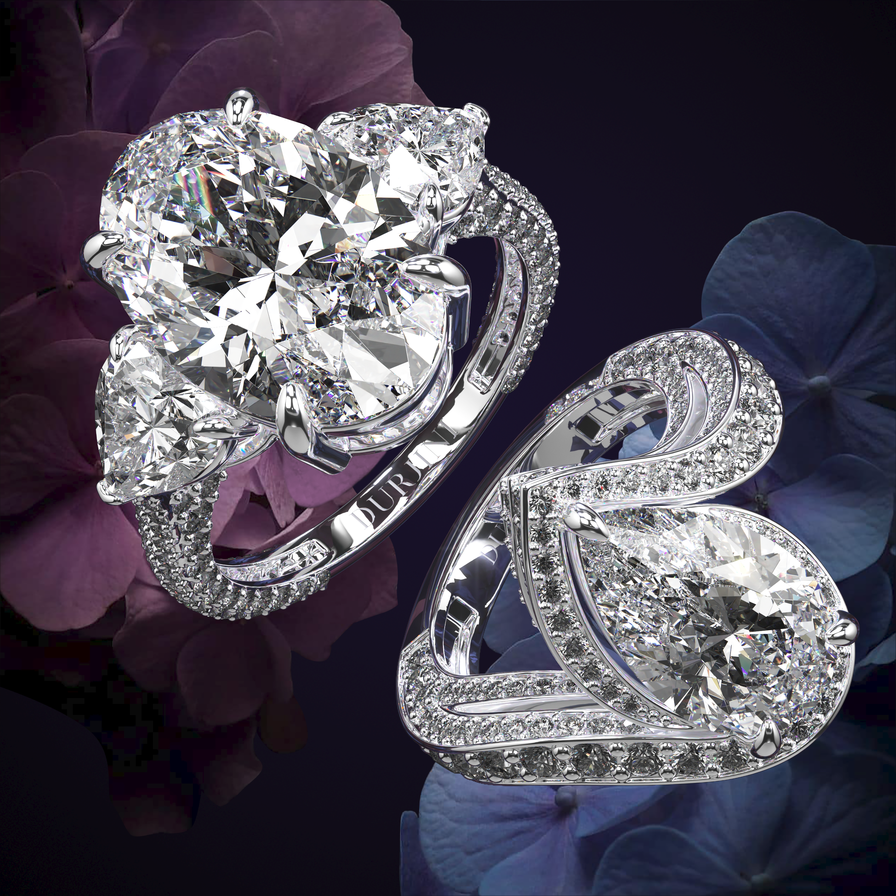 Halo Engagement Rings