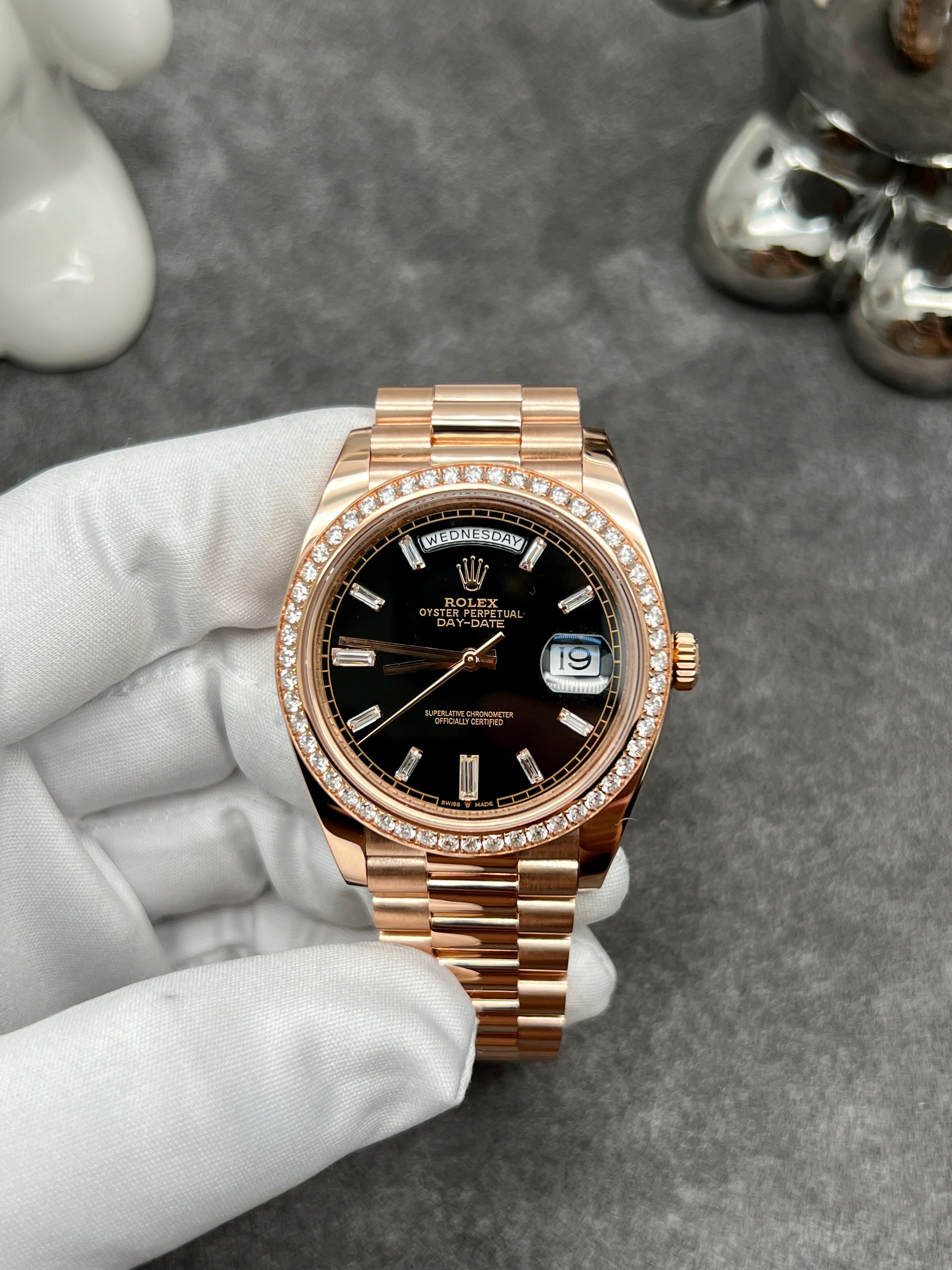 Rolex Certified DAY-DATE 40 2020, 40mm - 18ct Rose Gold