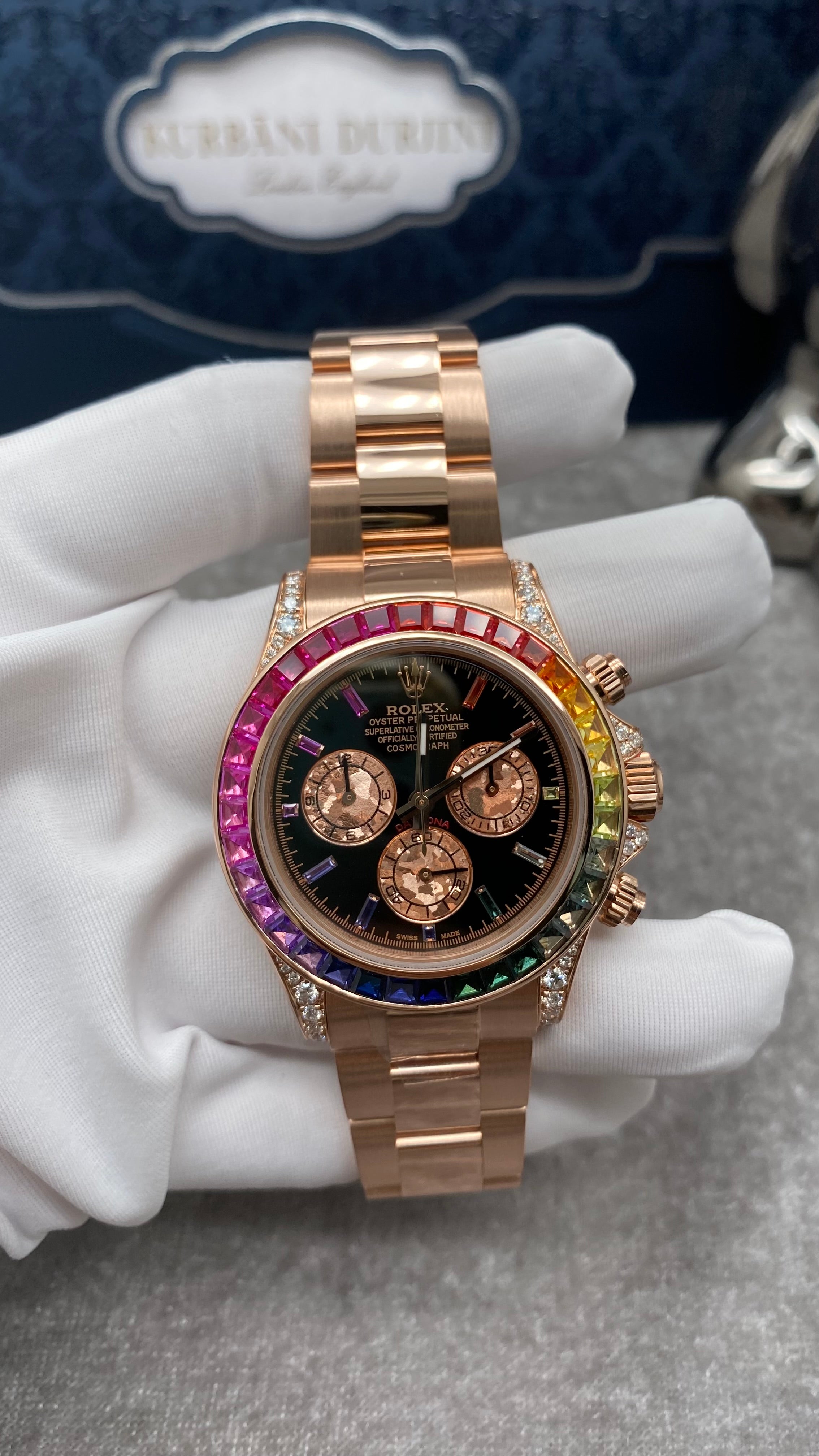 Rolex Daytona Rainbow Watch 116595RBOW Box and Papers 2023