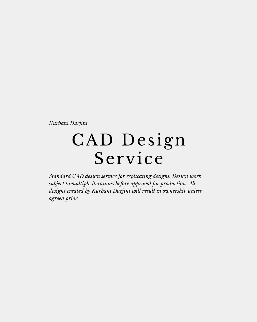 Kurbani Durjini CAD Design