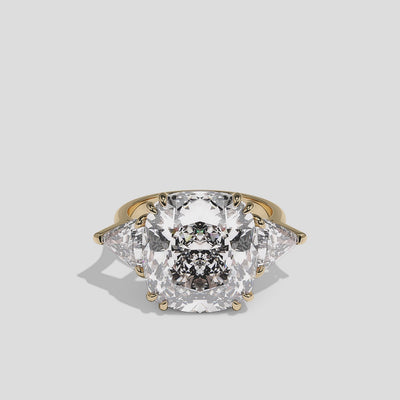 360 Degree View – Kurbãni Durjini Ravelle Royale Diamond Cushion Engagement Ring