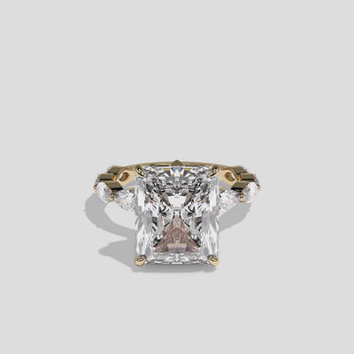 360 Degree View – Kurbãni Durjini Caelmont Royale Diamond Radiant Engagement Ring